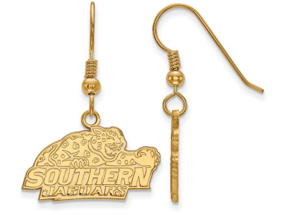 Logoart Sterling Silver Gp Southern University Small Dangle Earrings
