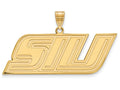 Logoart Sterling Silver Gp Southern Illinois University Medium Pendant