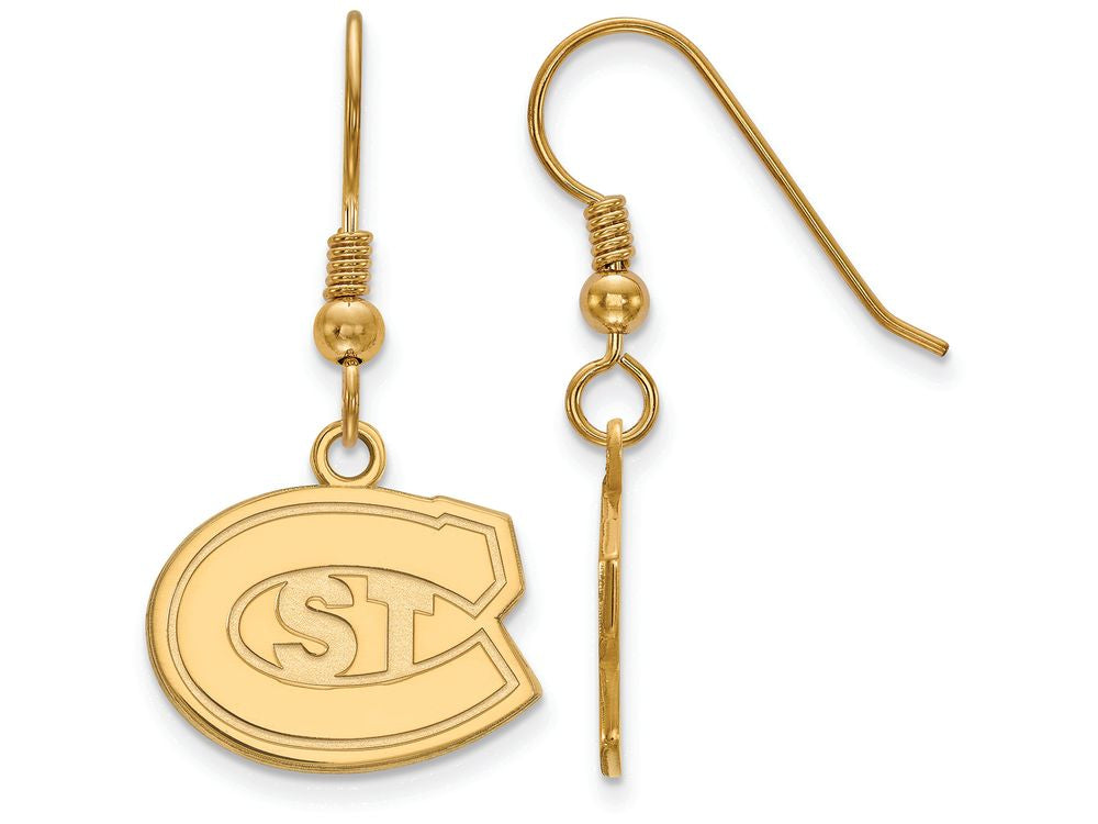 Logoart Sterling Silver Gp St. Cloud State Small Dangle Earrings