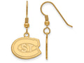 Logoart Sterling Silver Gp St. Cloud State Small Dangle Earrings