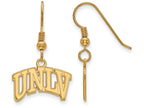 Logoart Sterling Silver Gp U Of Nevada Las Vegas Small Dangle Earrings