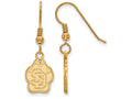 Logoart Sterling Silver Gp University Of South Dakota Small Dangle Earrings