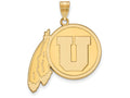 Logoart Sterling Silver Gp University Of Utah Extra Large  Pendant