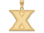 Logoart Sterling Silver Gp Xavier University Large Pendant