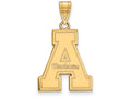 Logoart Sterling Silver Gp Appalachian State University Large Pendant