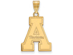 Logoart Sterling Silver Gp Appalachian State University Large Pendant