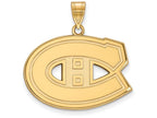 Sterling Silver Gp Nhl Logoart Montreal Canadiens Large Pendant