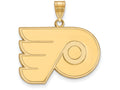 Sterling Silver Gp Nhl Logoart Philadelphia Flyers Large Pendant