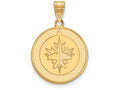 Sterling Silver Gp Nhl Logoart Winnipeg Jets Large Pendant