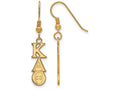 Logoart Sterling Silver Gp Kappa Alpha Theta Dangle Small Earrings