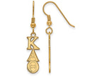 Logoart Sterling Silver Gp Kappa Alpha Theta Dangle Small Earrings