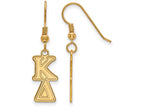 Logoart Sterling Silver Gp Kappa Delta Dangle Small Earrings