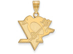 Sterling Silver Gp Nhl Logoart Pittsburgh Penguins Large Pendant