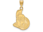 Sterling Silver Gp Nhl Logoart Ottawa Senators Large Pendant