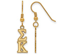 Logoart Sterling Silver Gp Sigma Kappa Dangle Small Earrings