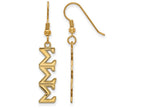 Logoart Sterling Silver Gp Sigma Sigma Sigma Dangle Medium Earrings