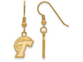 Logoart Sterling Silver Gp Tulane University Small Dangle Earrings