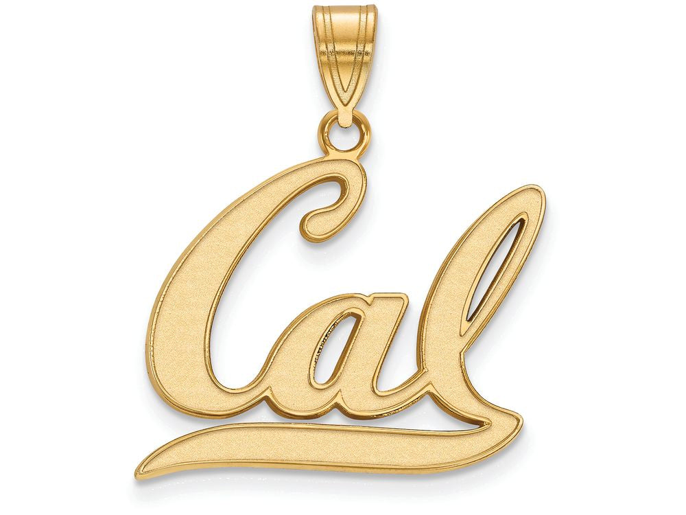 Logoart Sterling Silver Gp University Of California Berkeley Large Pendant