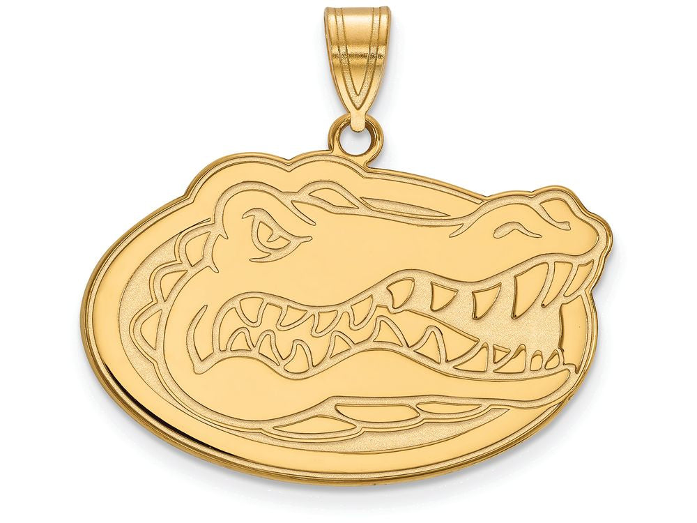 Logoart Sterling Silver Gp University Of Florida Large Pendant