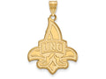 Logoart Sterling Silver Gp University Of New Orleans Extra Large  Pendant
