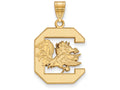 Logoart Sterling Silver Gp University Of South Carolina Large Pendant