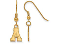 Logoart Sterling Silver Gp Appalachian State University Extra Small Dangle Earrings