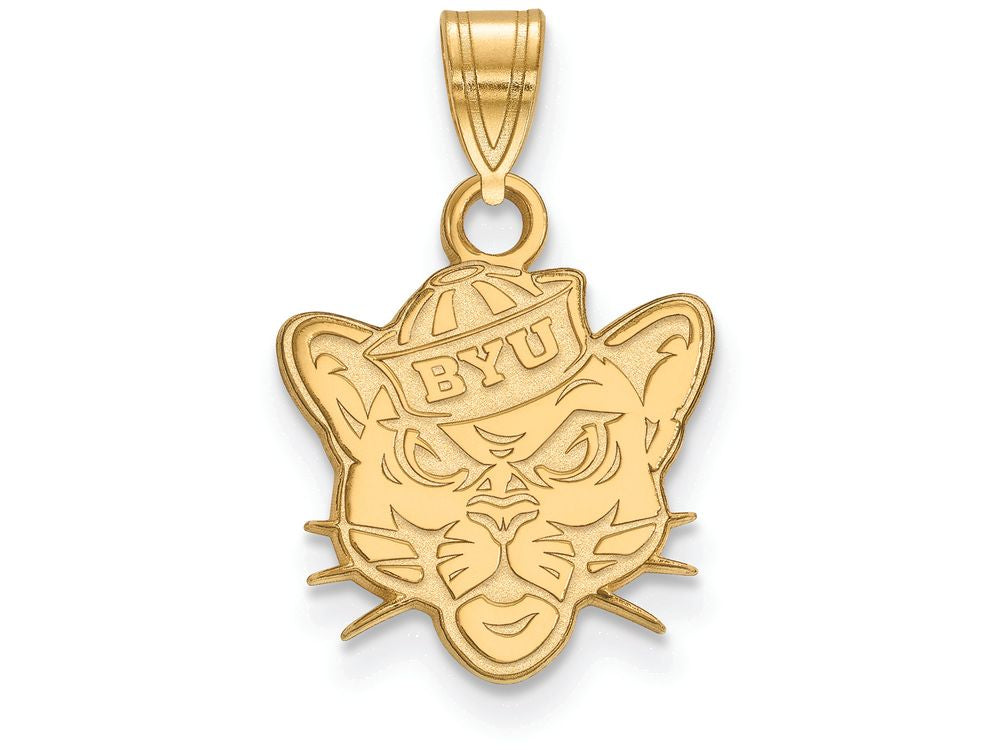 Logoart Sterling Silver Gp Brigham Young University Small Pendant