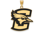 Logoart Sterling Silver Gp Creighton University Extra Large  Enamel Pendant
