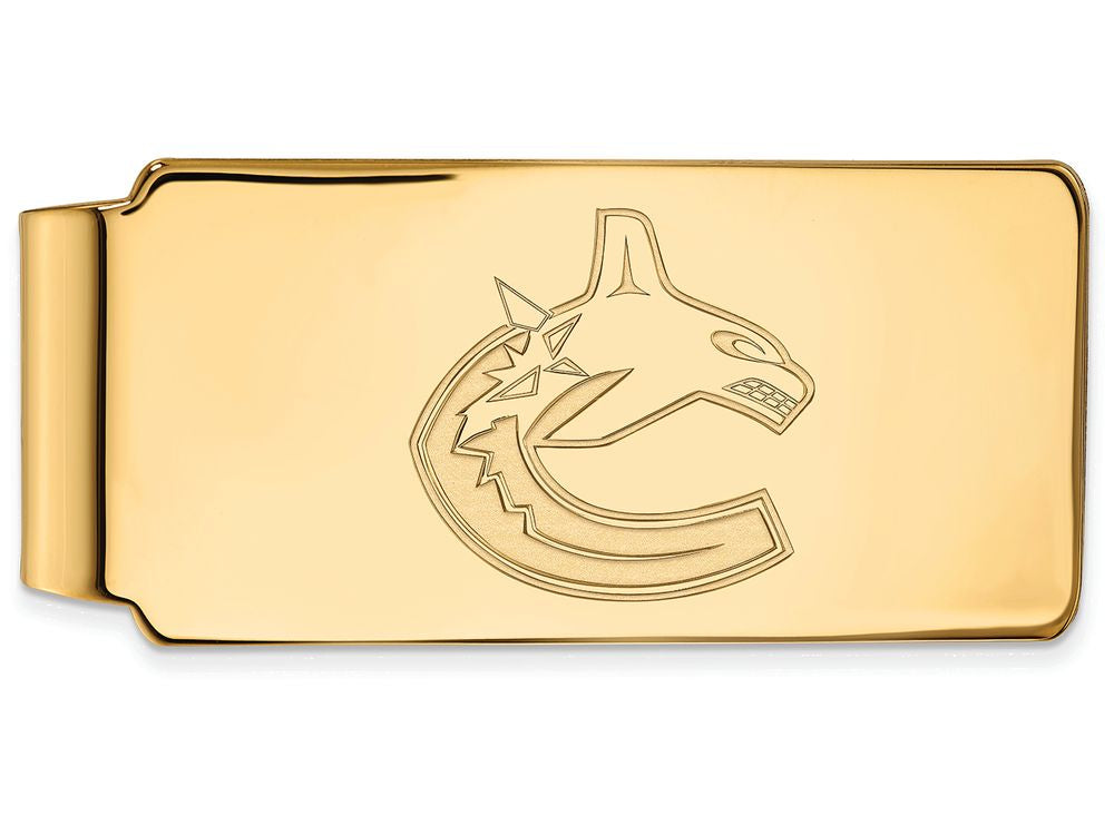Sterling Silver Gp Nhl Logoart Vancouver Canucks Money Clip