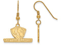 Logoart Sterling Silver Gp Eastern Illinois University Small Dangle Earrings