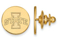 Logoart Sterling Silver Gp Iowa State University Lapel Pin