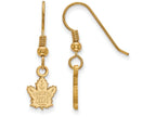 Sterling Silver Gp Nhl Logoart Toronto Maple Leafs Extra Small Dangle Earrings