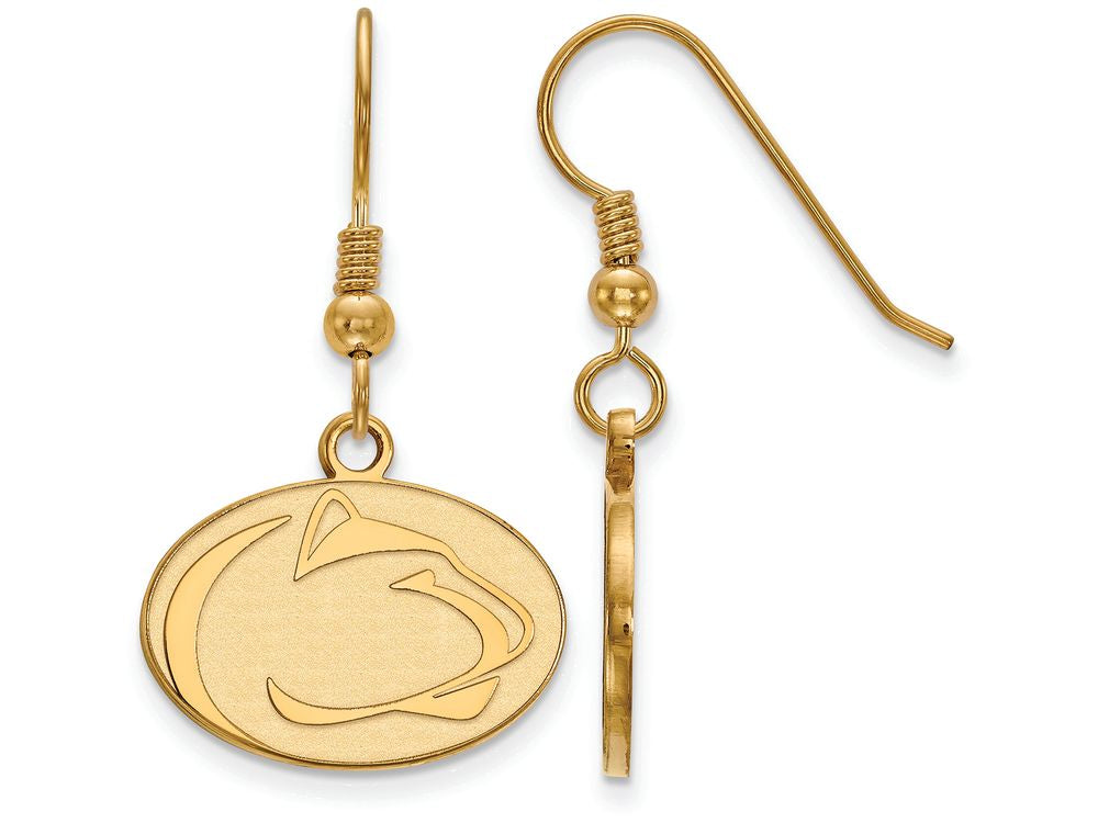 Logoart Sterling Silver Gp Penn State University Small Dangle Earrings