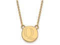 Logoart Sterling Silver Gp Quinnipiac University Small Pendant Necklace