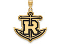 Logoart Sterling Silver Gp Rollins College Extra Large  Enamel Pendant