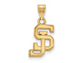Logoart Sterling Silver Gp San Jose State University Small Pendant