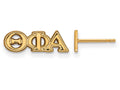 Logoart Sterling Silver Gp Theta Phi Alpha Extra Small Post Earrings