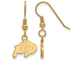 Logoart Sterling Silver Gp University Of Colorado Extra Small Dangle Earrings