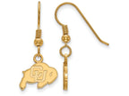Logoart Sterling Silver Gp University Of Colorado Extra Small Dangle Earrings