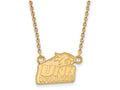 Logoart Sterling Silver Gp U Of New Hampshire Small Pendant Necklace