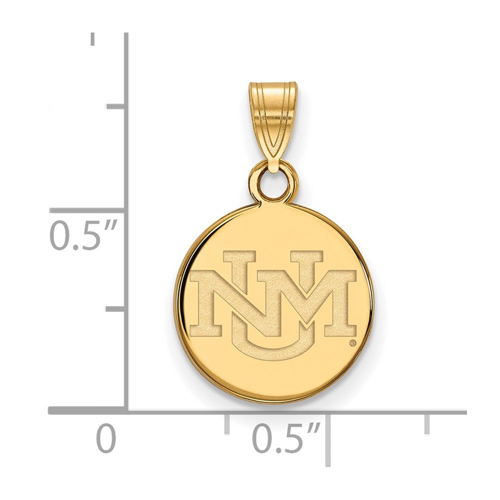 Logoart Sterling Silver Gp University Of New Mexico Small Pendant