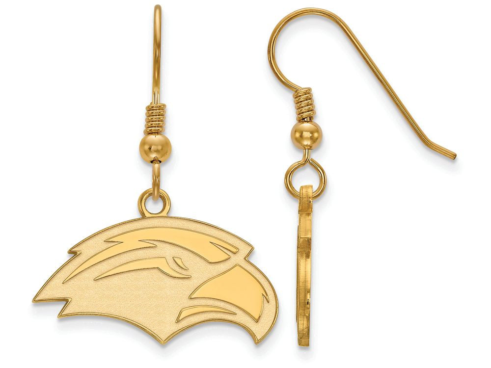 Logoart Sterling Silver Gp University Of Southern Misterling Silver Small Dangle Earrings