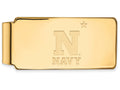 Logoart Sterling Silver Gp Navy Money Clip