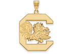 Logoart Sterling Silver Gp University Of South Carolina Extra Large  Pendant