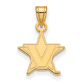Logoart Sterling Silver Gp Vanderbilt University Small Pendant