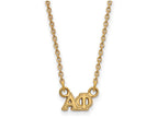 Logoart Sterling Silver Gp Alpha Phi Extra Small Pendant Necklace