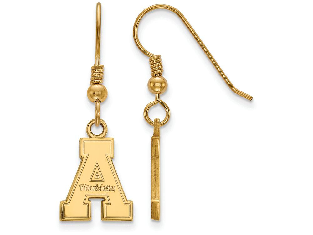 Logoart Sterling Silver Gp Appalachian State U Small Dangle Earrings