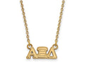 Logoart Sterling Silver Gp Alpha Xi Delta Extra Small Pendant Necklace