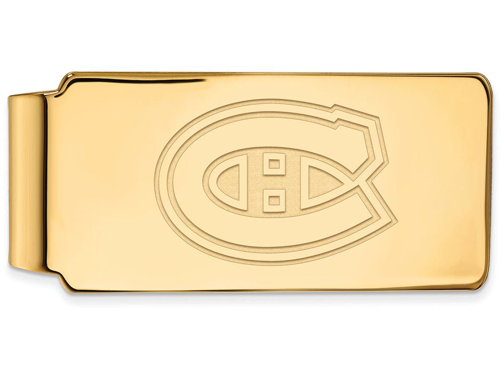 Logoart Sterling Silver Gp Montreal Canadiens Money Clip