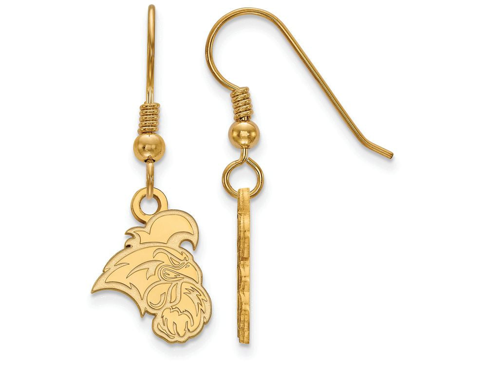 Logoart Sterling Silver Gp Coastal Carolina University Small Dangle Earrings